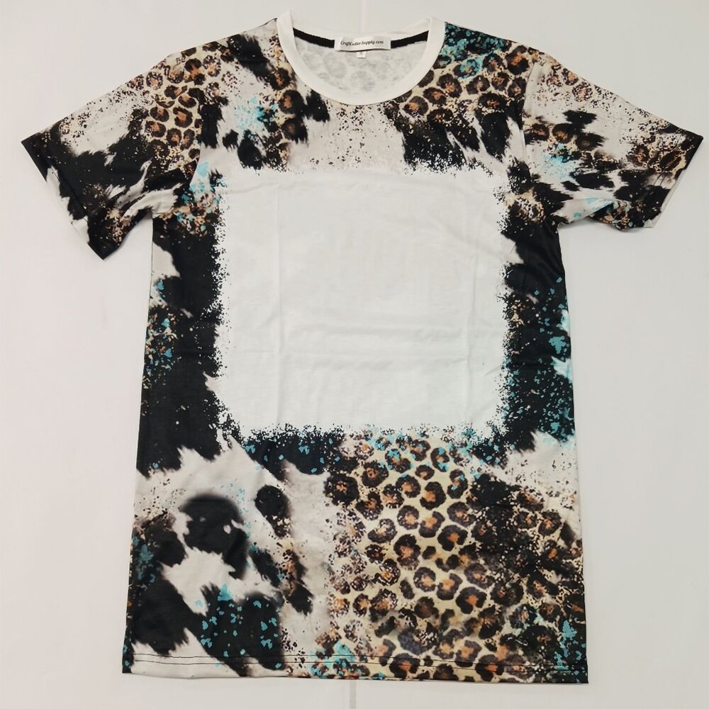 Adult t Shirt Cow Leopard Pattern